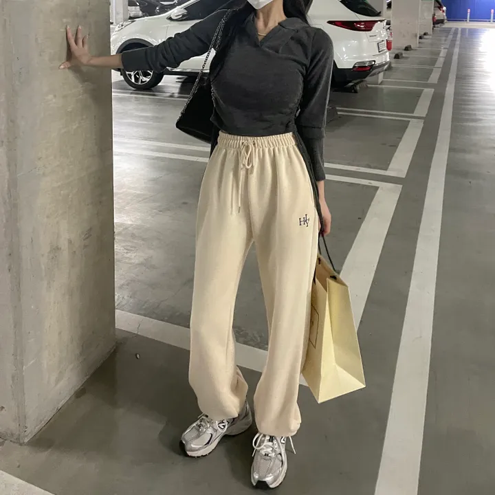 [8color/MADE] 하이퀄리티 웨하스 탄탄 와이드 조거팬츠 봄트레이닝 상세 이미지 175