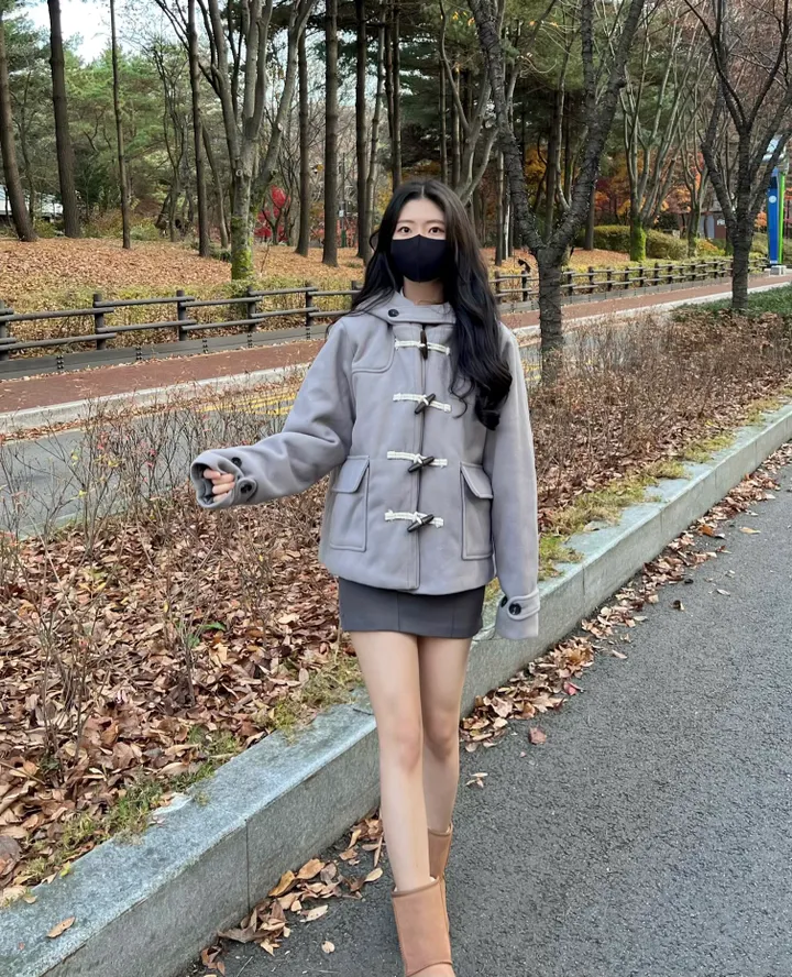 당일출고![마지막수량/누빔안감!] 떡볶이 숏 코트 자켓 상세 이미지 19