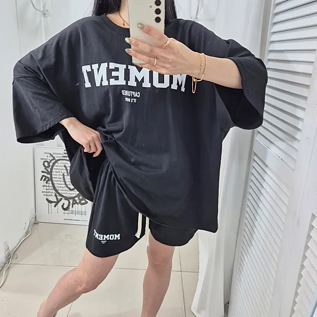 [4COLOR/~3XL] 오버핏 모먼트 트레이닝세트 상세 이미지 34