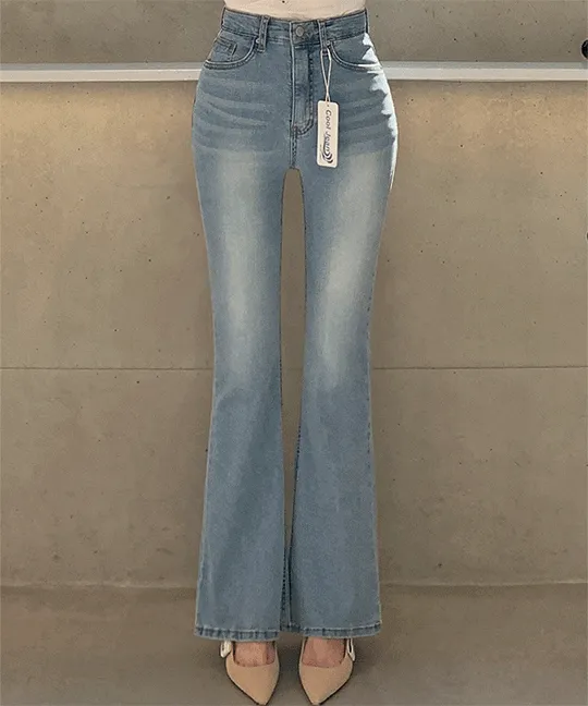 얼리어텀🍂쫀쫀ver추가/10만장 돌파🖤[MADE]탄탄 진청 세미 부츠컷 하이웨스트 pt(하객룩/데이트룩/데일리룩/소개팅룩)