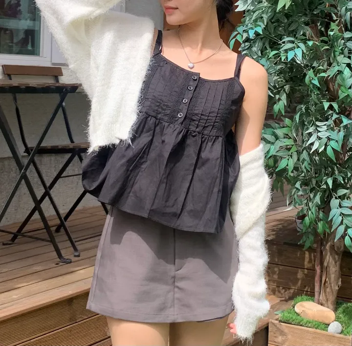 당일발송 !![솔잎🌿/모델추천] 솔잎 포근 투버튼 긴팔 가디건 (4color) 상세 이미지 19