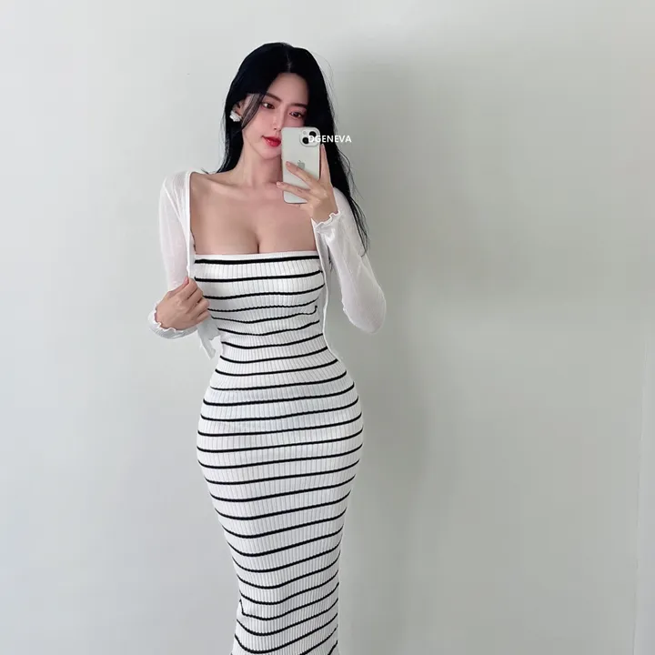 당일/ 롤라 가디건 여름 시스루 크롭 숏 데일리 국내생산 스판 휘뚜루마뚜루 기본 베이직  4color 상세 이미지 9