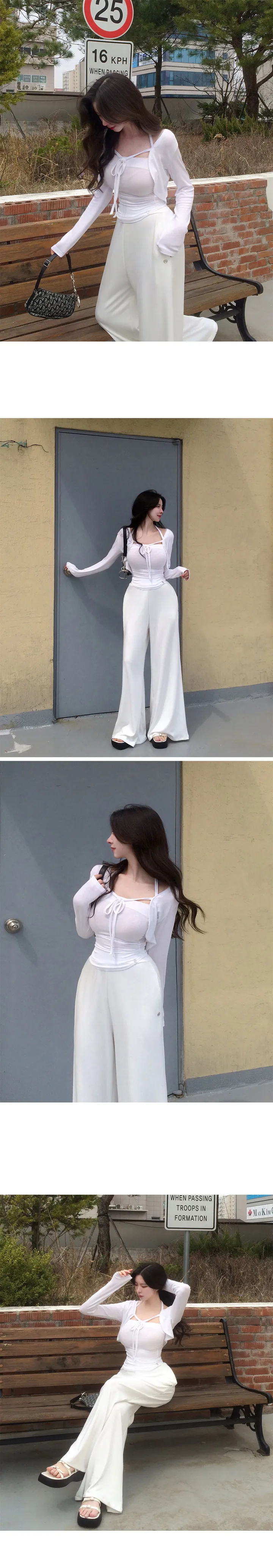 (기본,롱)[완벽군살커버] made 어썸 밴딩 찰랑 와이드팬츠 상세 이미지 20