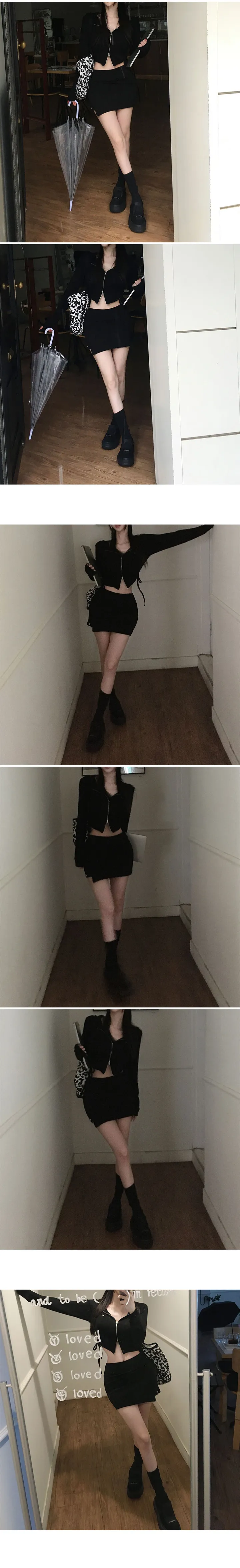 (2size)[여리보장/허얇핏] made 럽미 크롭 셔링 집업 상세 이미지 17