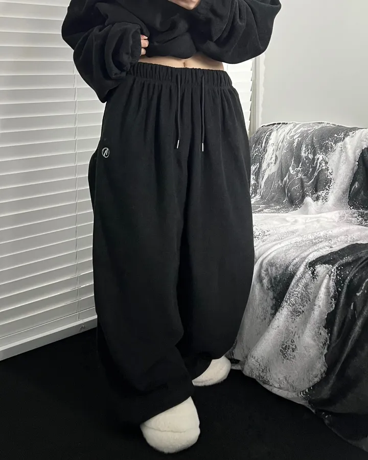 [주문폭주🔥1800장돌파🙏🏻]제로 후리스 롱와이드 팬츠👖[6color/세트가능][후리스팬츠/롱팬츠/트레이닝/후리스/와이드팬츠/츄리닝] 상세 이미지 135