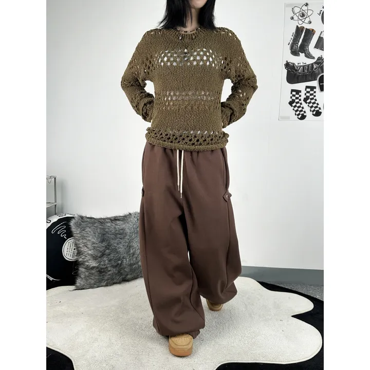 기모선택❤️[UNISEX/소장추천!/6color!]데이유 비죠 스냅 버튼 포인트 루즈 와이드 벌룬 트레이닝 팬츠(3-5일 여유주문) 상세 이미지 49