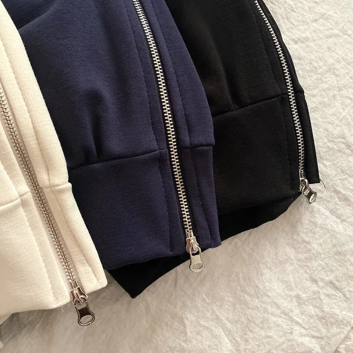 [여름/예쁜데일리!] 볼륨 카라 투웨이 무지 크롭집업 반팔 3color 상세 이미지 26