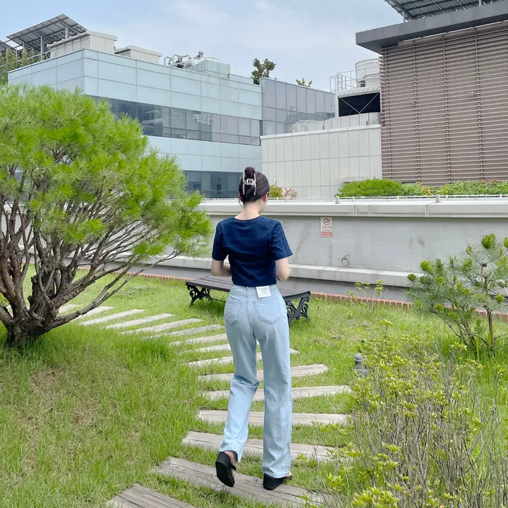 [자체제작/허리쏘옥/기본,롱ver] 후들후들 얇은 썸머 연청 와이드 데님 여름 청바지 롱팬츠 상세 이미지 111