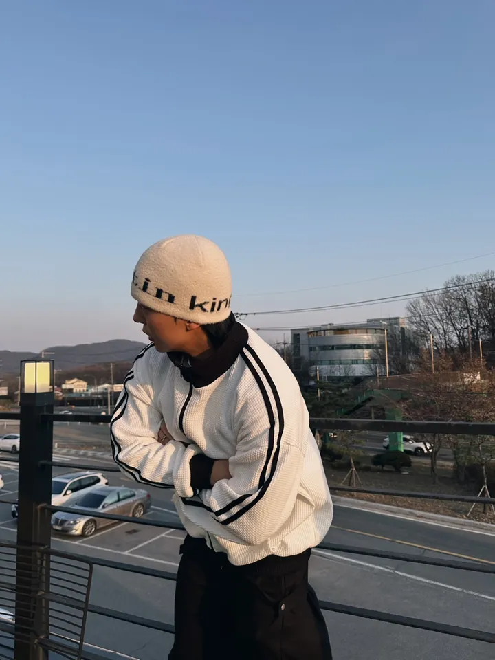 [오늘출발] 와플 하이넥 집업 트랙탑 져지 자켓 봄 아우터 트레이닝 상세 이미지 12