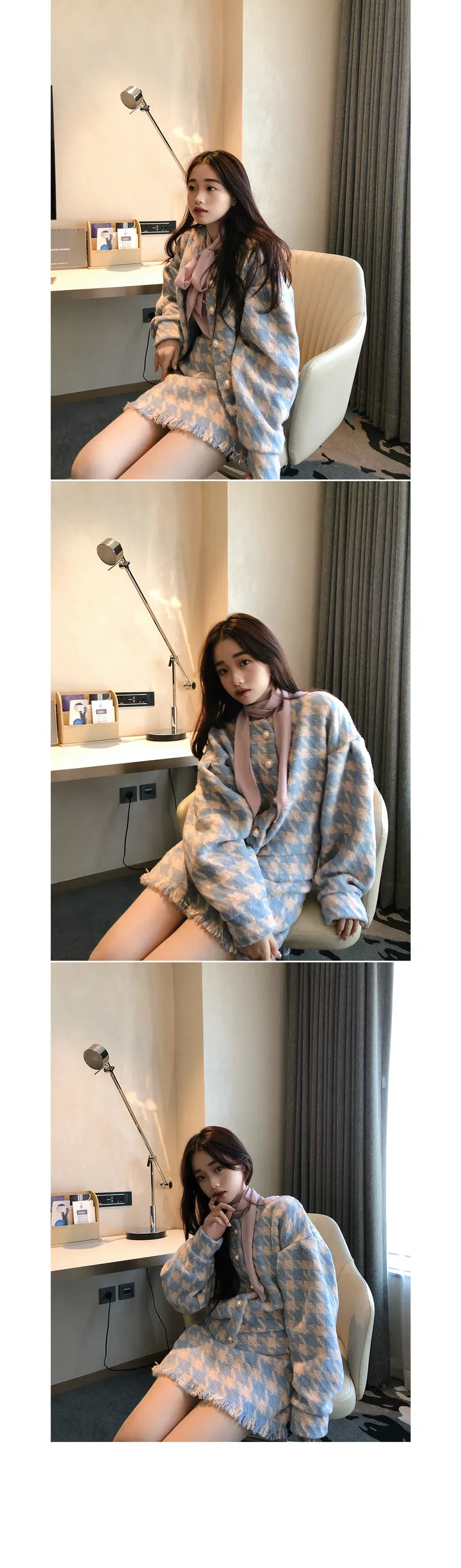 주문폭주[MADE] black pink tweed - set 상세 이미지 11