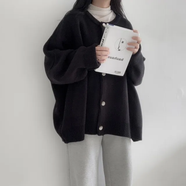 입는 순간 아방한 오버핏 니트 가디건 상세 이미지 17