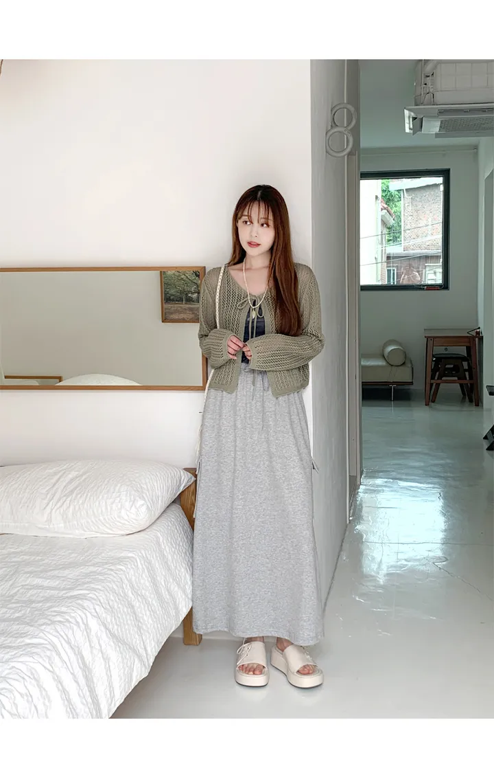 [살안타템/얇~은가디건♥]네트스트링가디건 상세 이미지 13