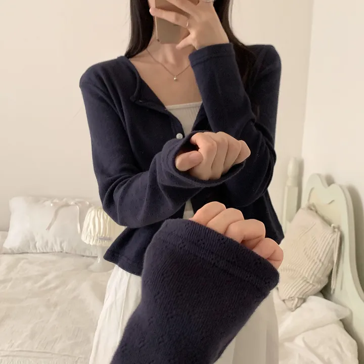 로로 펀칭 가디건 (8color) 상세 이미지 145