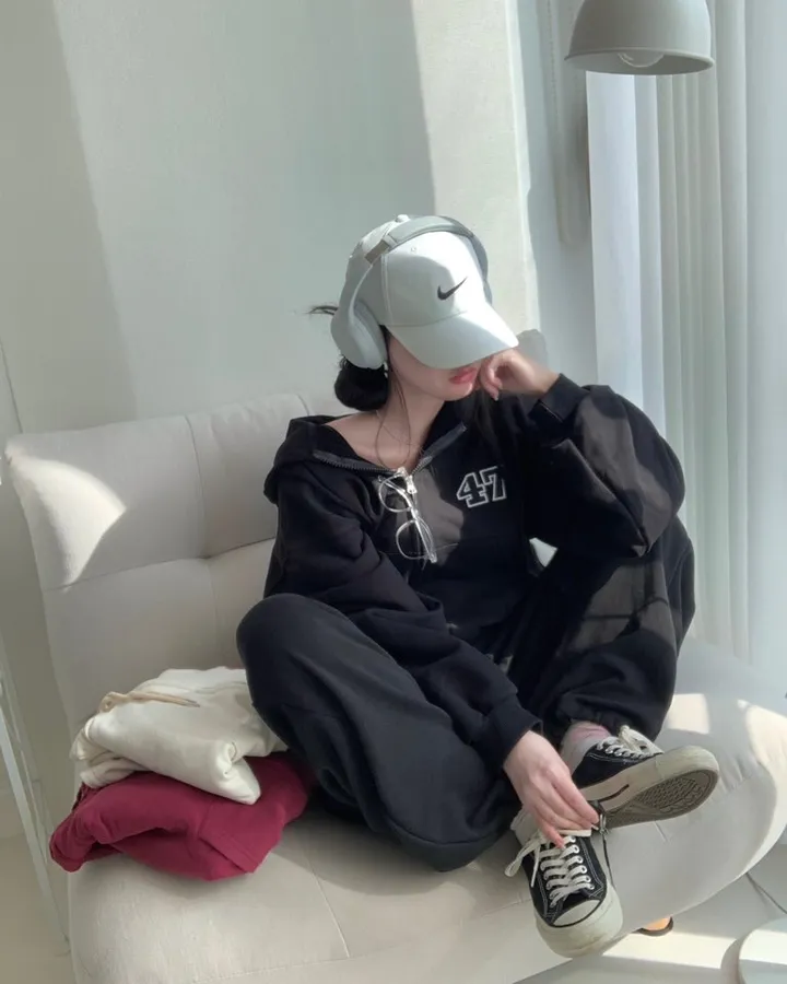 [47레터링] 루즈핏! 투웨이 후드집업 -3col 상세 이미지 15