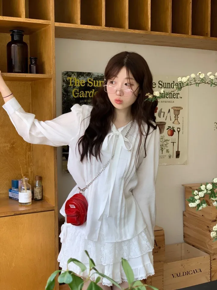 [펜던트/잘록핏]다즐링 펜던트 심볼 잘록핏 버튼 브이넥 루즈핏 니트 가디건 5color 상세 이미지 31