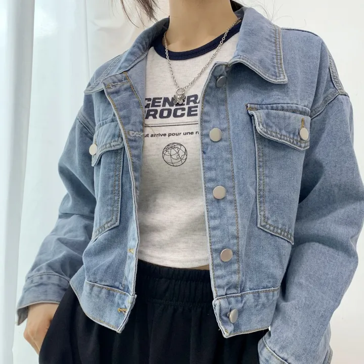 [💥최저가/청자켓 모음전 5종💥 봄 가을 신상 라인 스티치 포켓 크롭 숏 롱 후드 청자켓 모음전 상세 이미지 31