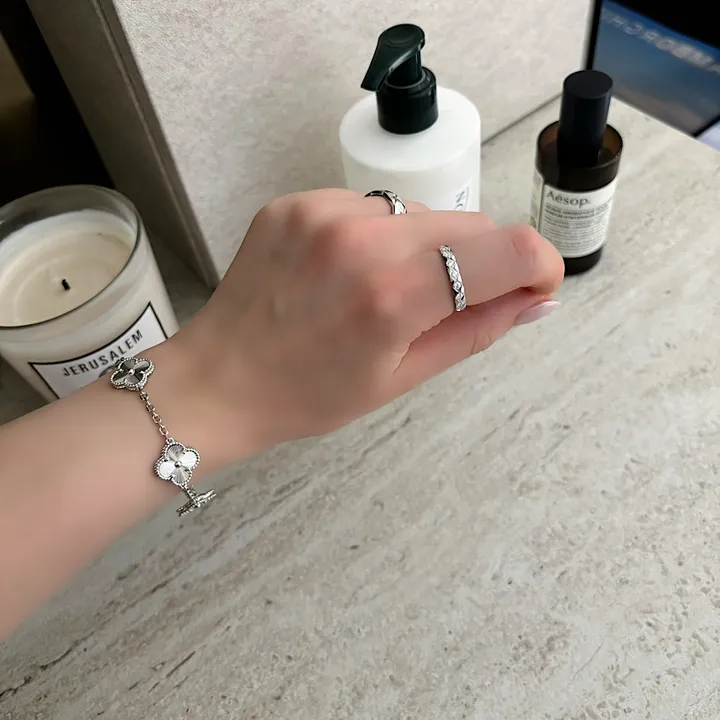 오늘출발/(high quality)18k  퀄팅 미니 다이아 가드링 세트 상세 이미지 22