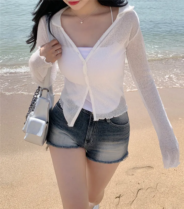 [MADE] 썸머 델리 트임 카라 가디건 (7color) 상세 이미지 17