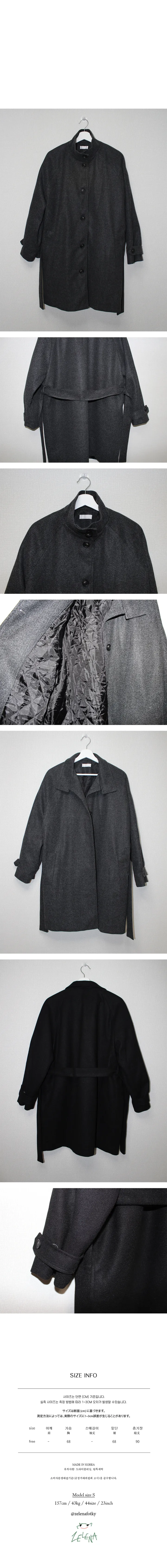 belted half coat 하프벨트코트 상세 이미지 4