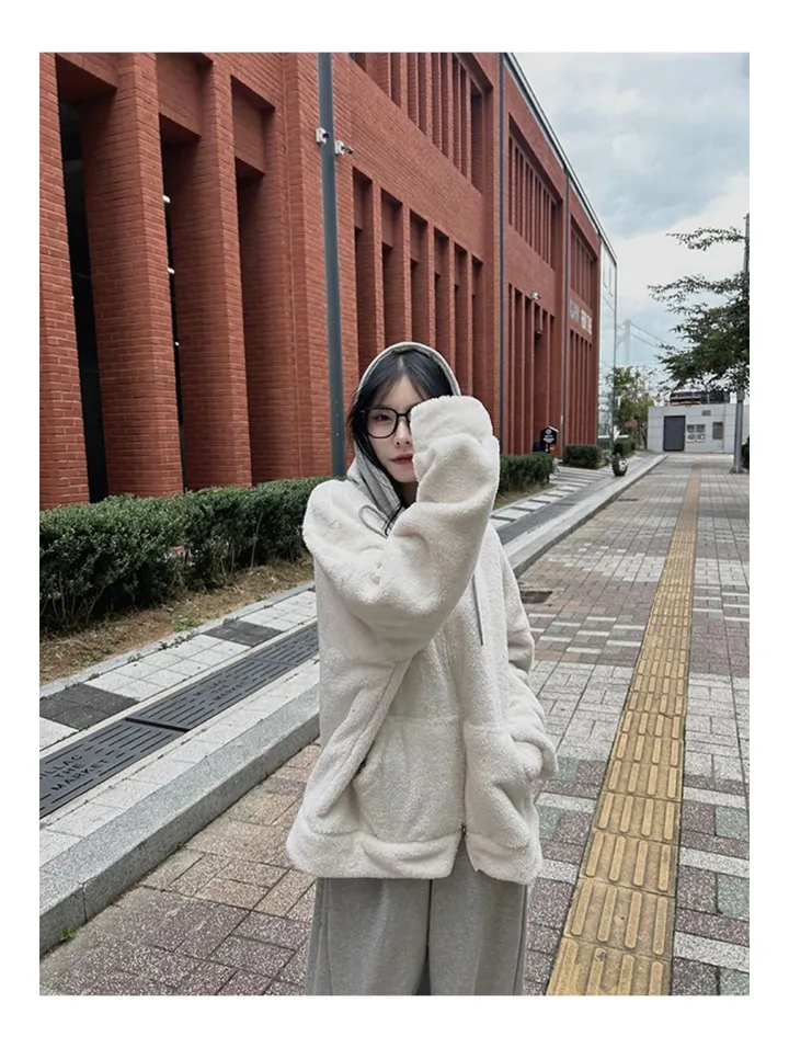 [당일배송][양털/뽀글이]후드 플리스 투웨이 겨울 따뜻한 데일리 점퍼 3color 묶음할인중 상세 이미지 19