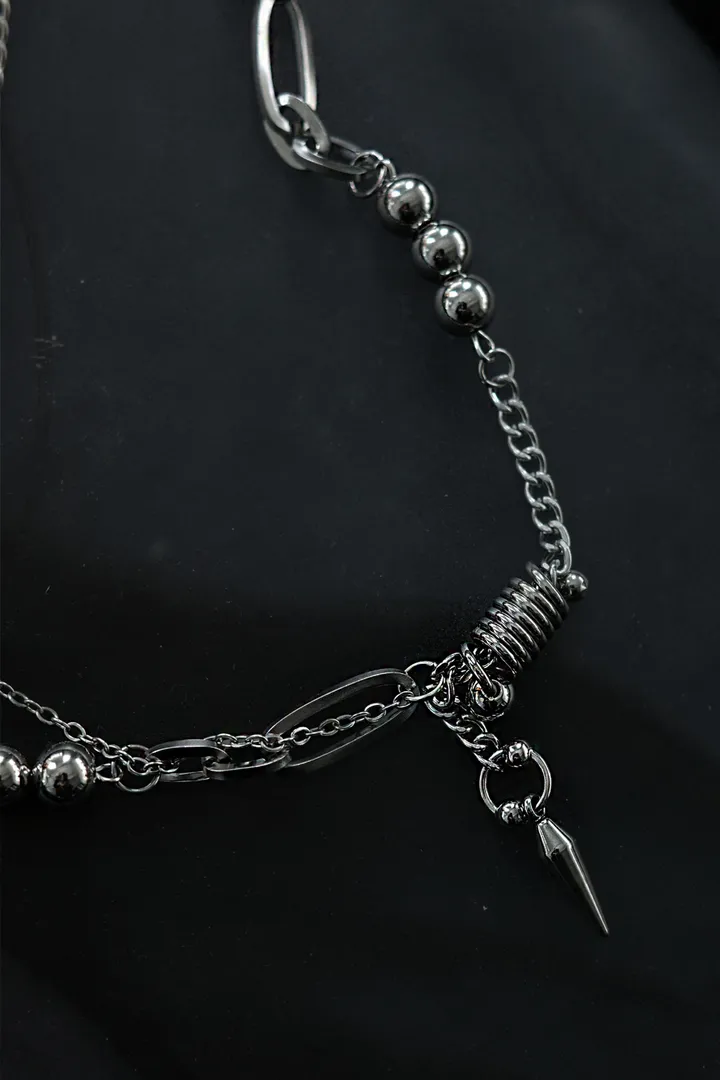 [써지컬] pierce drop necklace | 피어싱 볼 드롭 목걸이 상세 이미지 27