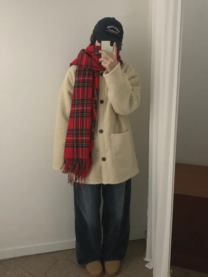 부클하프코트 (3color) 상세 이미지 25