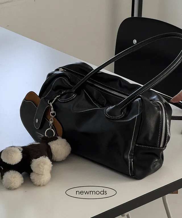 [뉴모즈/키링포함] 빈티지 스퀘어 숄더백