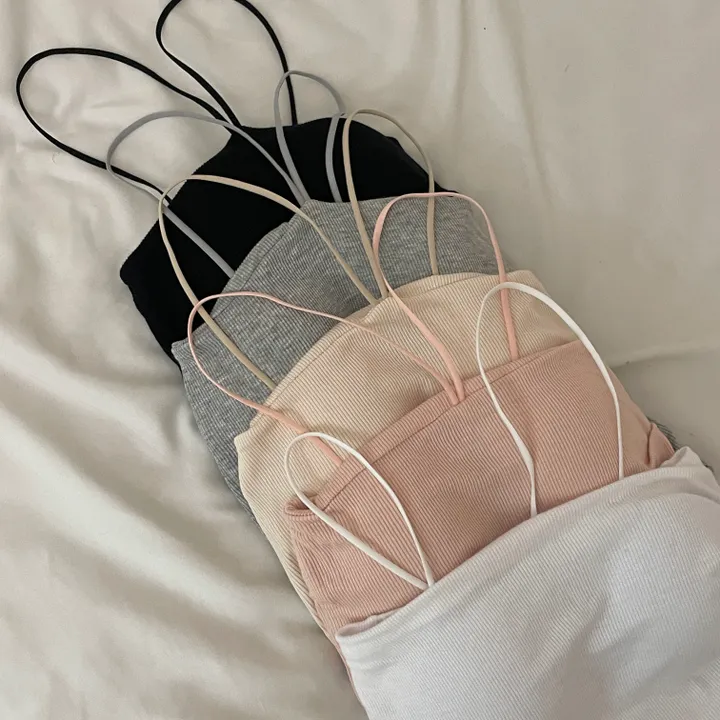 [*set/핏보장] 메이 홀터 셔링 나시 가디건 세트-5col 상세 이미지 21