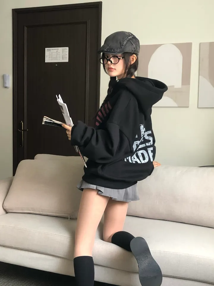 르빌 빈티지 아메리카 후드집업 상세 이미지 10