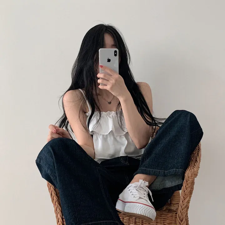 [베스트재진행] 메리미 프릴 캉캉 뷔스티에 크롭 끈나시;2col 상세 이미지 12