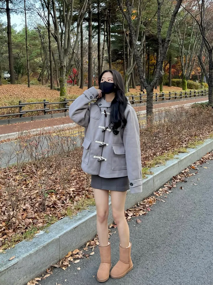 당일출고![마지막수량/누빔안감!] 떡볶이 숏 코트 자켓 상세 이미지 18