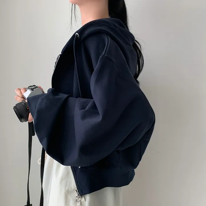 [💖후기극찬/봄,가을교복💖]  자체제작 #크치Made 꿈에 나온 핏, 사계절 입는 크롭 투웨이 후드집업 - zipup : 봄,봄아우터,봄자켓,가을,가을아우터 상세 이미지 48