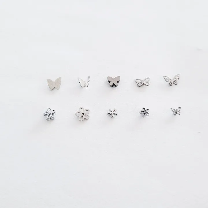 써지컬스틸 나비 꽃 🦋🌼 미니피어싱 써지컬피어싱 데일리피어싱 봄 피어싱 모음 ➰ 두개이상 할인 상세 이미지 7