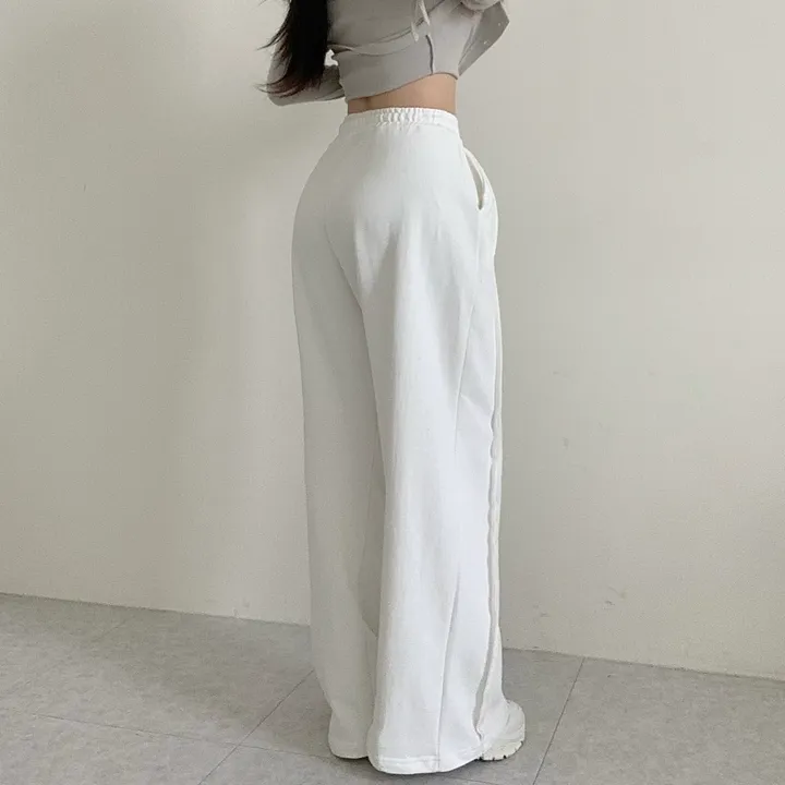 [꾸안꾸필수/넉넉핏] 타르트 데끼 두줄 통 와이드 팬츠 상세 이미지 28