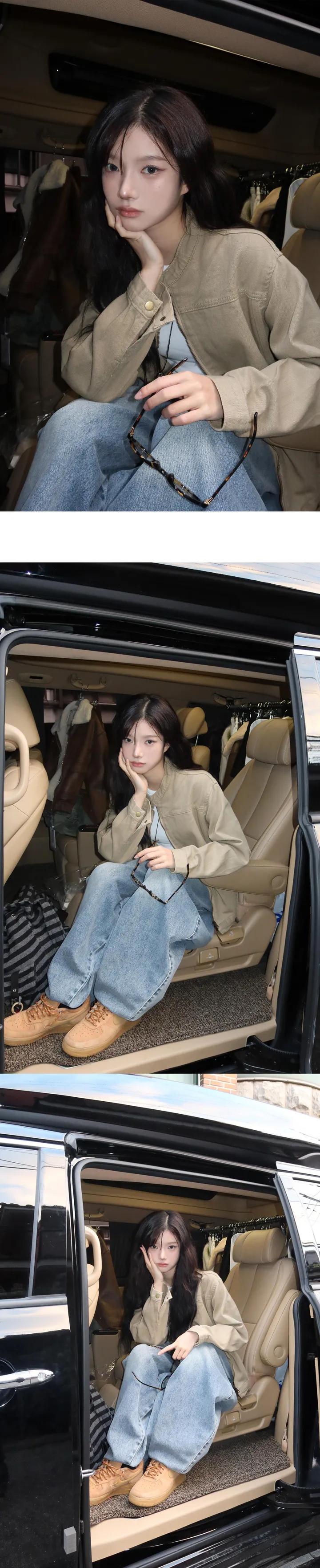 [MD추천🖤] 벌룬핏 워싱 로우라이즈 와이드 데님 pt - 3color 상세 이미지 15