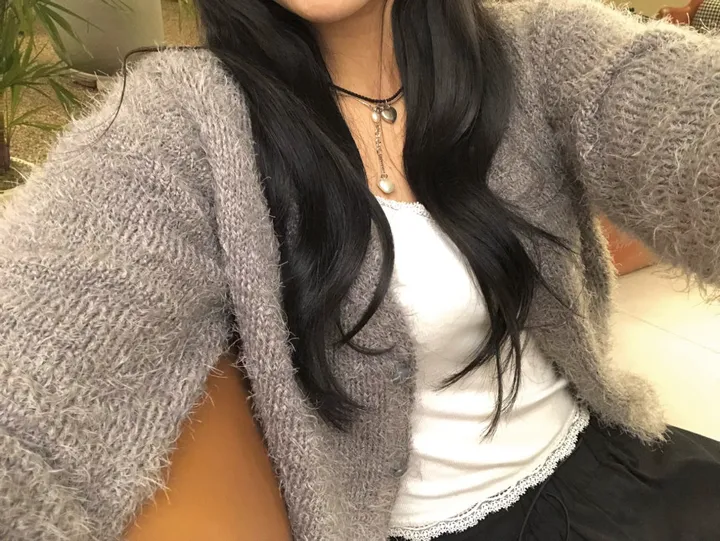 bubble boucle cardigan (2color) 버블 부클 퍼 가디건 상세 이미지 25