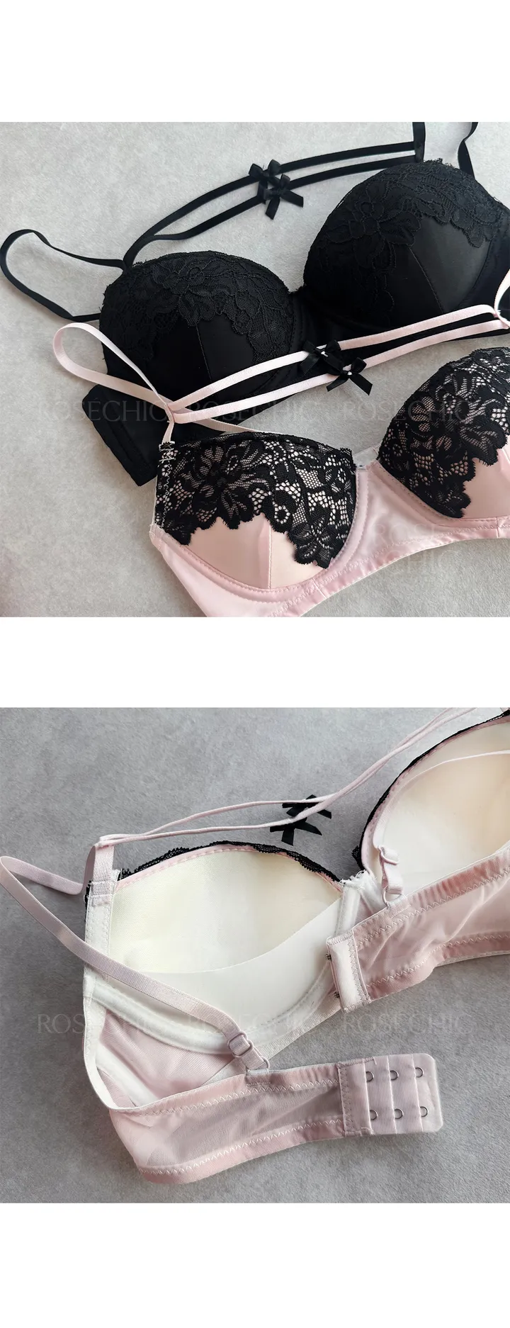 리즈 빅시핑크 브라 Set 2color 상세 이미지 11