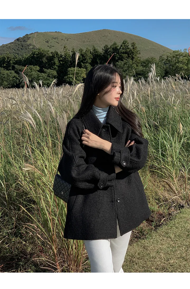 [자체제작/1만장돌파!/S-XL]버던 울 하프 코트 (출근룩/하객룩/데일리룩/겨울아우터/겨울코트) 상세 이미지 75