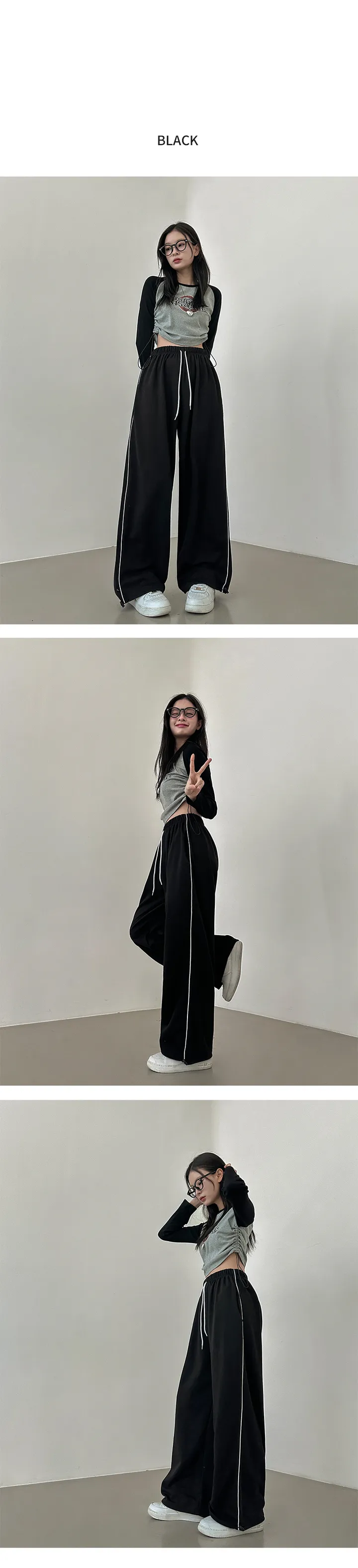 *묶음할인[삥줄/힙무드] 베놈 조거&와이드 라인팬츠 상세 이미지 9