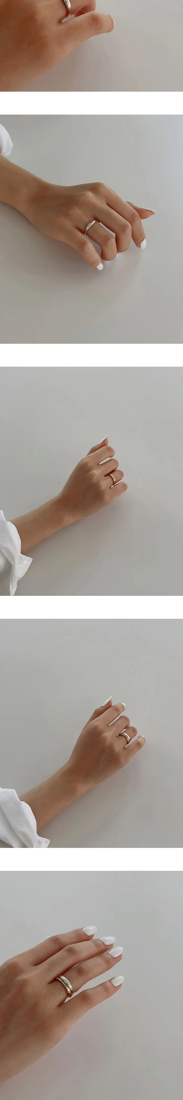 실버 925 베이직 기본 실반지 레이어드 포인트링 상세 이미지 74
