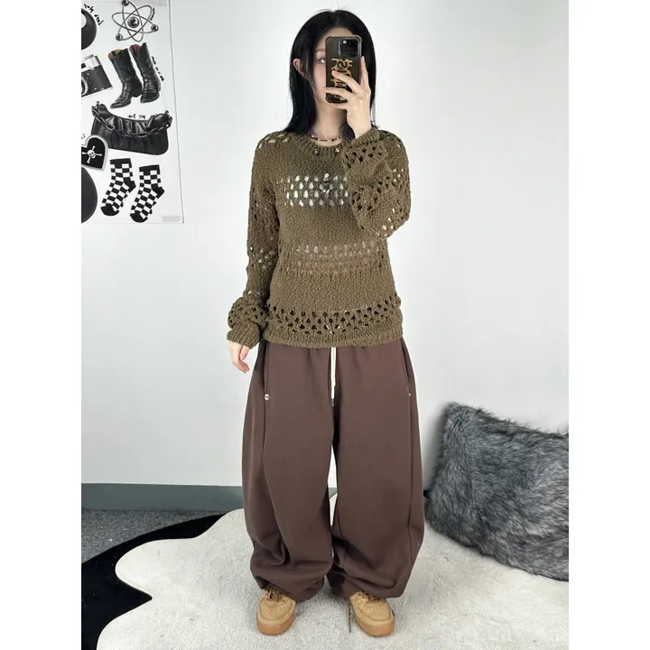 기모선택❤️[UNISEX/소장추천!/6color!]데이유 비죠 스냅 버튼 포인트 루즈 와이드 벌룬 트레이닝 팬츠(3-5일 여유주문) 상세 이미지 11