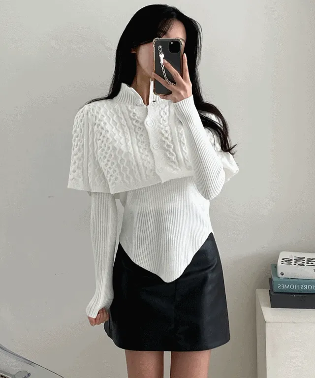 케이프 숄 슬림핏 망토 니트 세트 학생 대학생 데일리 데이트 캐주얼 캠퍼스 직장인 여행 수학여행 졸업 개강 방학 여신 모리 증사 졸사 반바지 반팔 나시 반팔티 원피스 가방