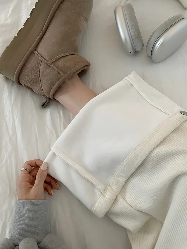 [한파대비/3기장~2XL!] 스냅버튼 융기모 코듀로이 골덴 폴딩 와이드팬츠 4color 상세 이미지 54