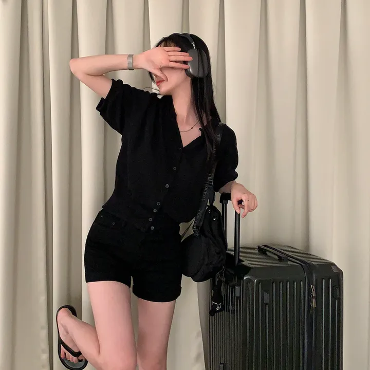 [추천!굿원단!늘어짐x] 자체제작 #크치Made 오버핏 킷캣 반팔 가디건 티셔츠 - cd 상세 이미지 22