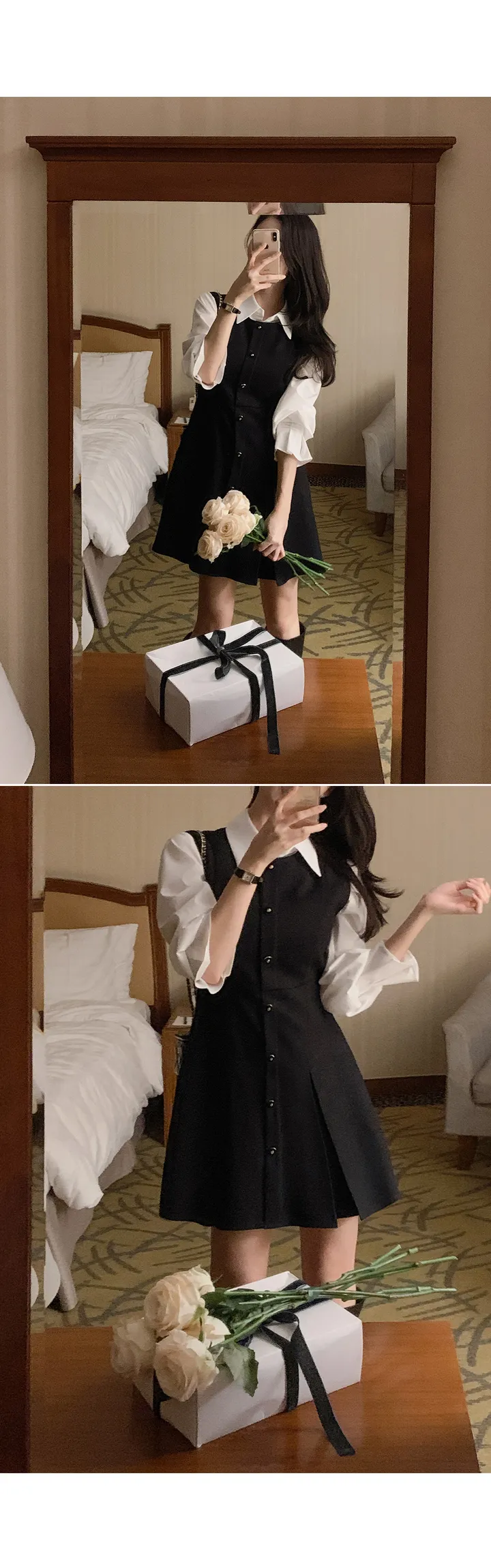 [4천장돌파][자체제작] 죠니 카라 핀턱 셔츠 상세 이미지 23