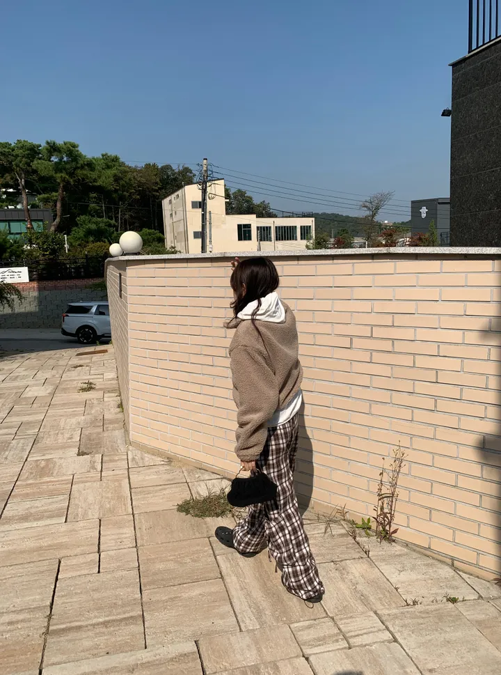 쿠크 하이넥 크롭 양털 점퍼 (4c) 상세 이미지 62