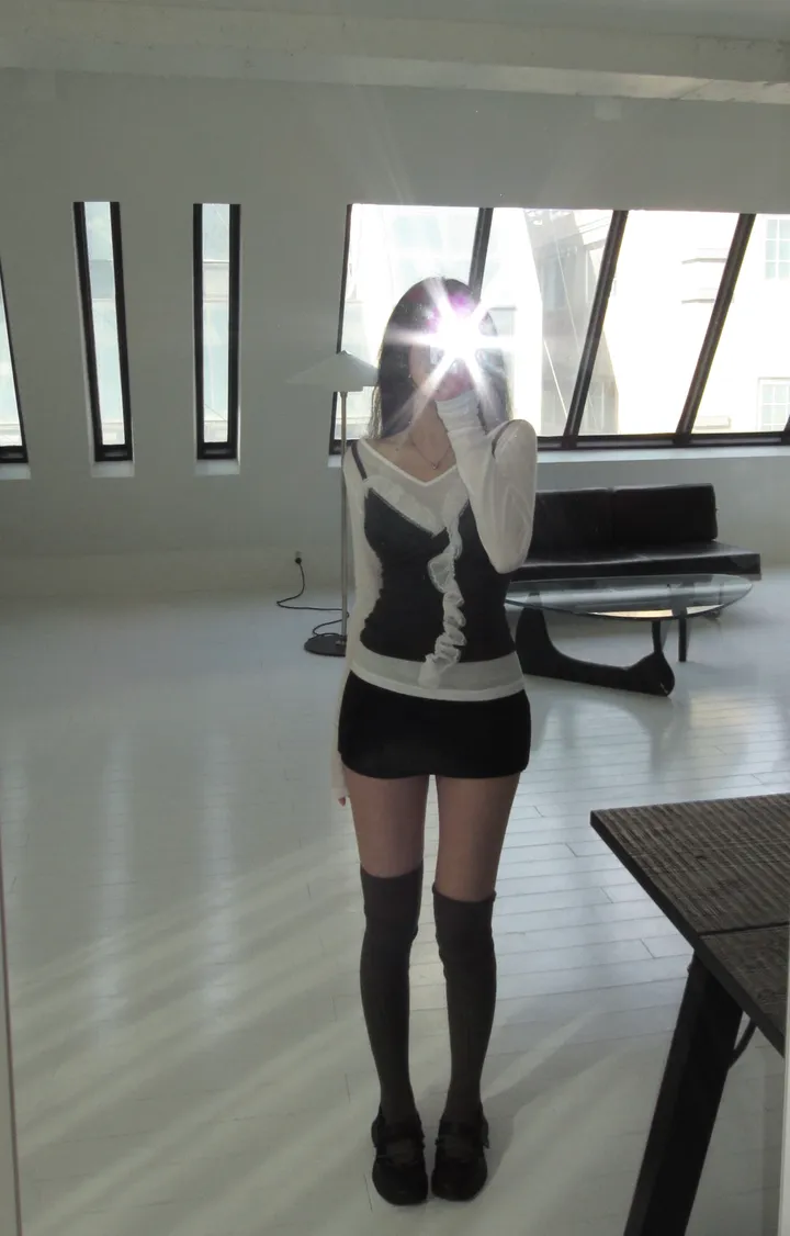 [*feminine🤍] 로제 레이스 랩 나시 lace sv - 3 color 상세 이미지 29