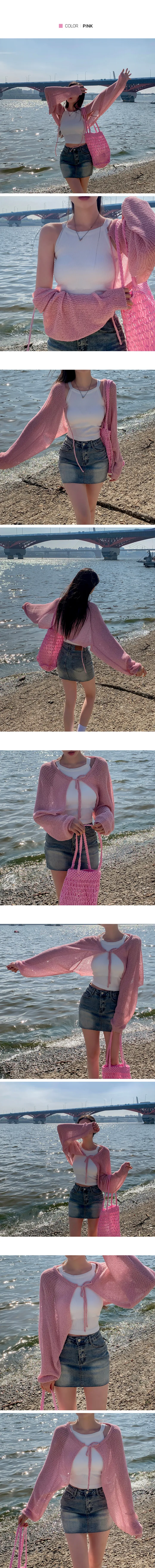 [살안타템🎀여리핏] 하니 부클 볼레로 가디건 7color 상세 이미지 2