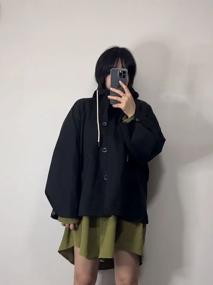 [🤍당일출고🤍/아방핏제대로2color/고퀄리티] 프리미엄 하프 후드 트렌치 야상 코트 자켓 상세 이미지 42