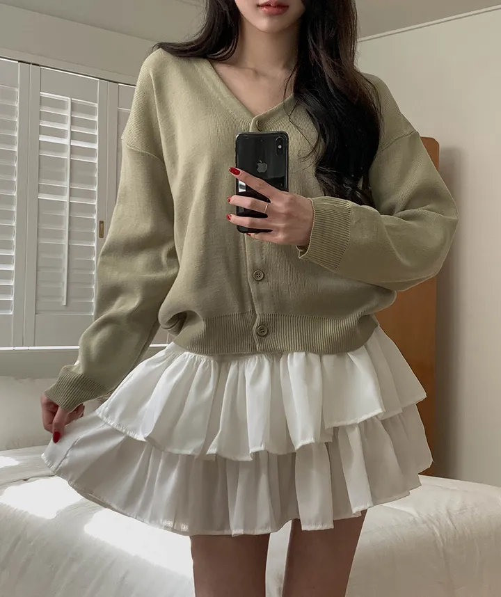 [예쁜여유핏/11colෆ] 다온 브이넥 루즈핏 긴팔 가디건 11colors 상세 이미지 24